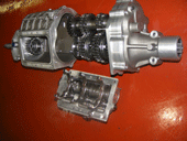SAENZ TT3-D6S Direct Drive Transmission disassembled
